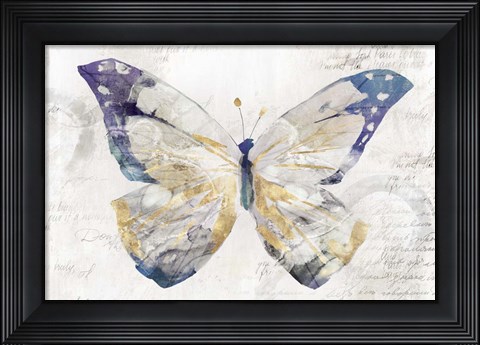 Framed Butterfly Effect I Print