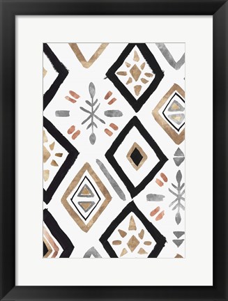 Framed Rhythemics II Print