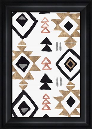 Framed Rhythemics III Print