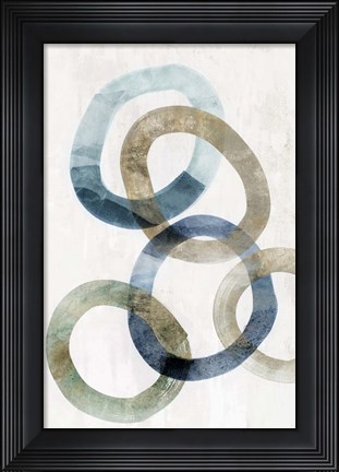 Framed Trilogy I Print
