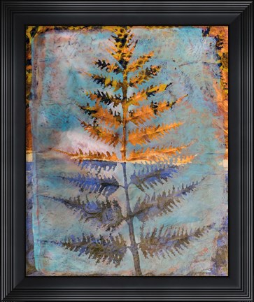 Framed Fire Fern Print