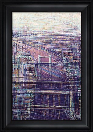 Framed Tower Bridge In Sunlight Print