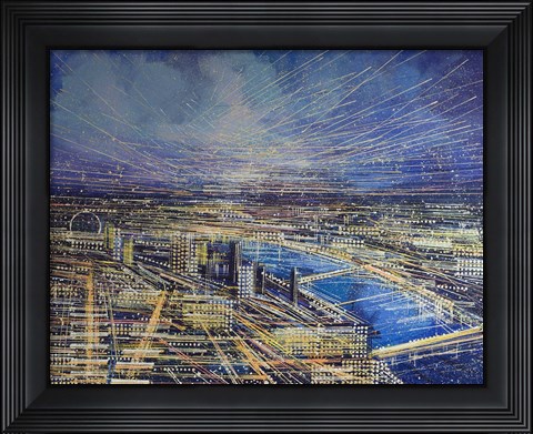 Framed London Lights Print