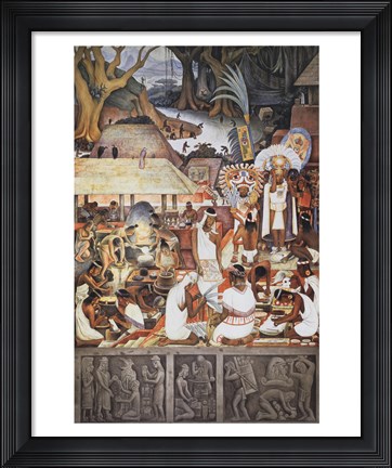Framed Zapotec Civilization Print