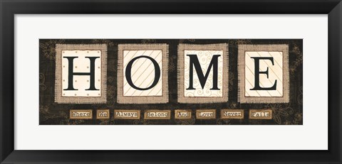 Framed Home Print