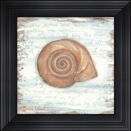 Framed Ocean Snail Print