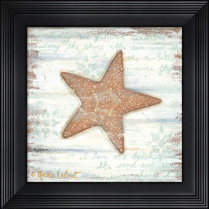 Framed Ocean Starfish Print