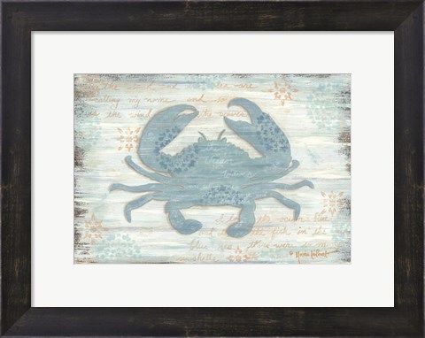 Framed Ocean Crab Print