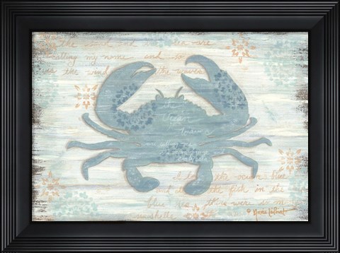 Framed Ocean Crab Print