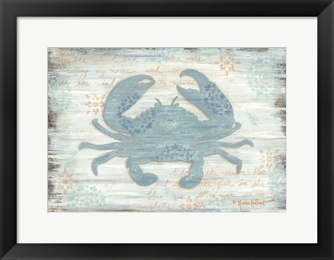 Framed Ocean Crab Print