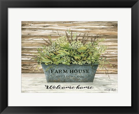 Framed Welcome Home Print