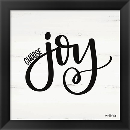 Framed Choose Joy Print