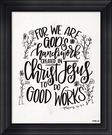 Framed For We Are Print