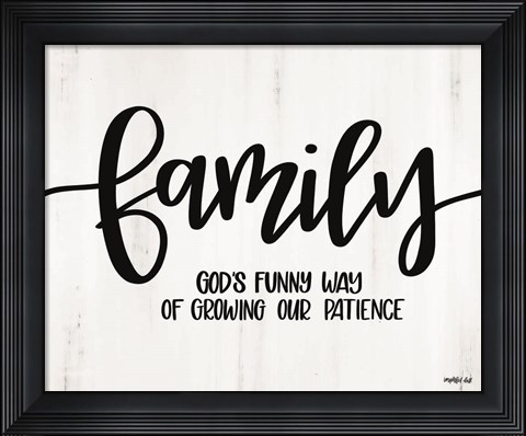 Framed Family Print