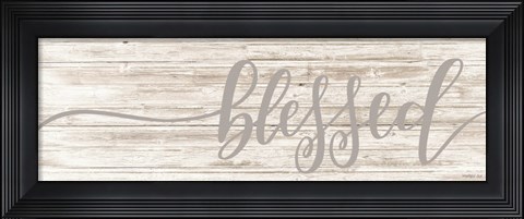 Framed Blessed Print