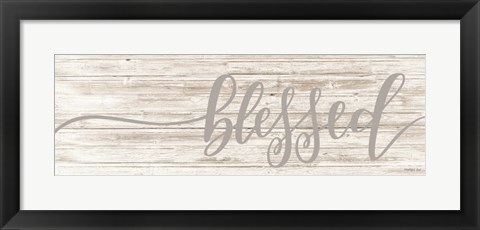 Framed Blessed Print