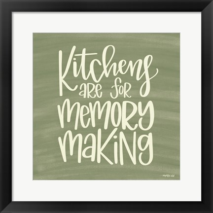Framed Kitchens - Making Memories Print