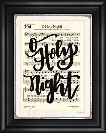 Framed O Holy Night Print