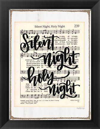 Framed Silent Night Print