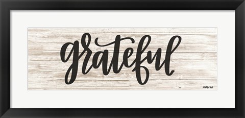 Framed Grateful Print