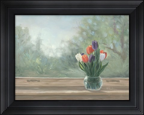 Framed Tulips Print