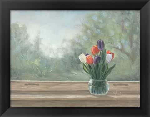 Framed Tulips Print