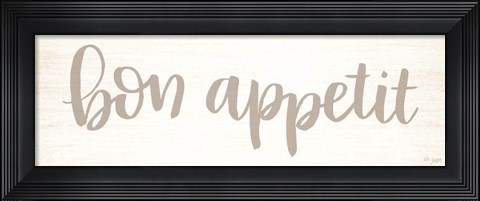 Framed Bon Appetit Print