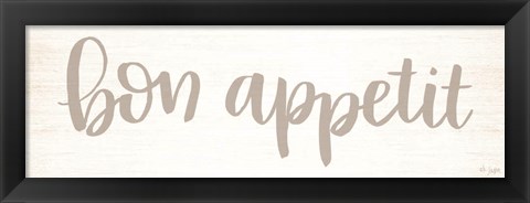 Framed Bon Appetit Print