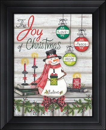 Framed Joy of Christmas Print