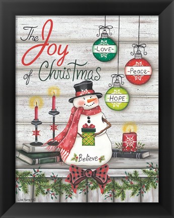 Framed Joy of Christmas Print