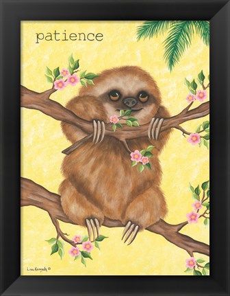 Framed Patience Print