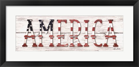 Framed America Print