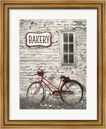 Framed Bakery Stop Print