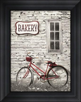 Framed Bakery Stop Print