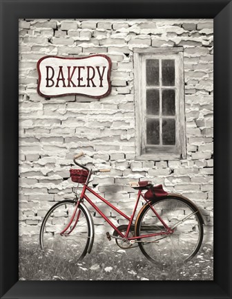 Framed Bakery Stop Print