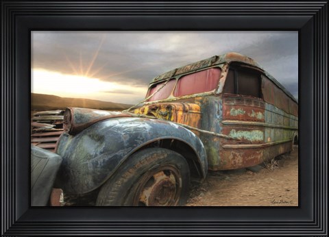 Framed Catch a Ride Print