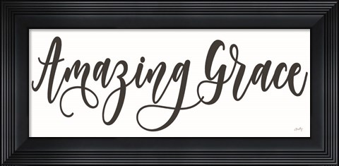 Framed Amazing Grace Print
