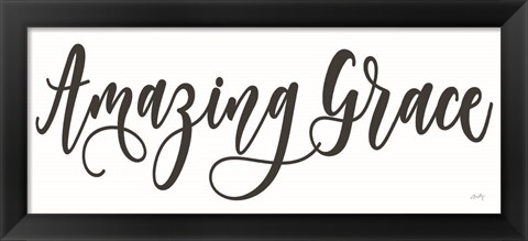 Framed Amazing Grace Print