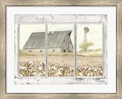 Framed Farmland View Print