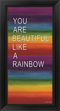 Framed You are Beautiful Print