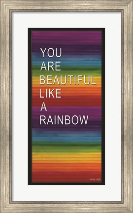 Framed You are Beautiful Print