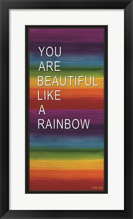 Framed You are Beautiful Print