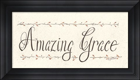 Framed Amazing Grace Print