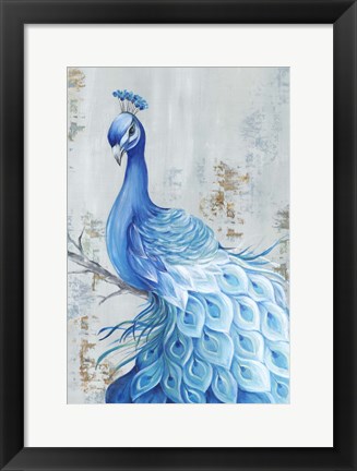 Framed Peacock Paradise Print