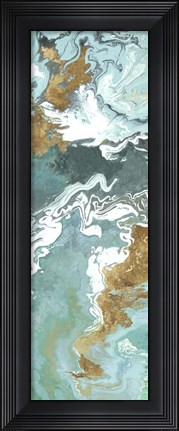 Framed Green Marble II Print