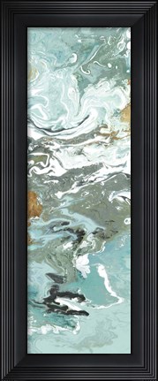 Framed Green Marble III Print