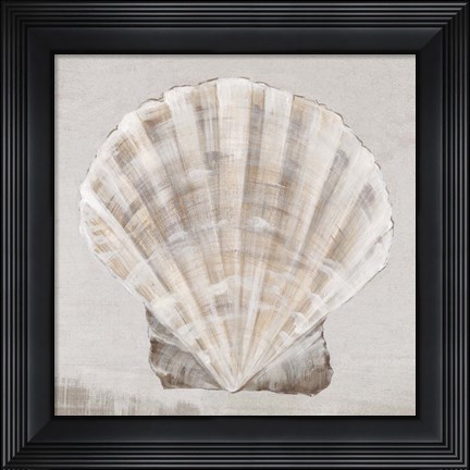 Framed Neutral Shells II Print