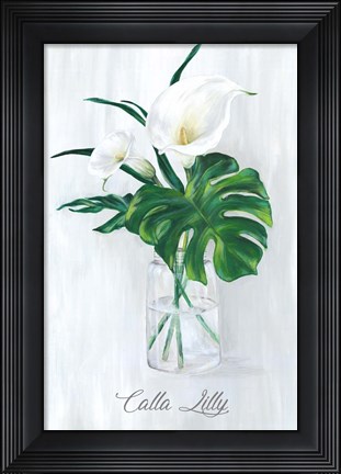 Framed Leafy Botanical Print