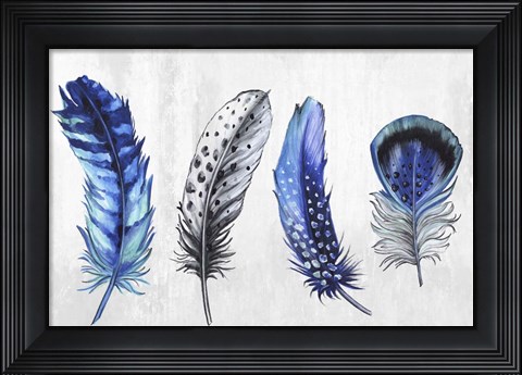 Framed Feather Line up Print