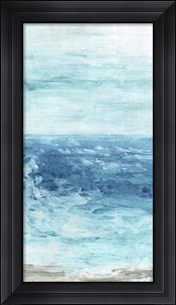 Framed Crashing Waves I Print